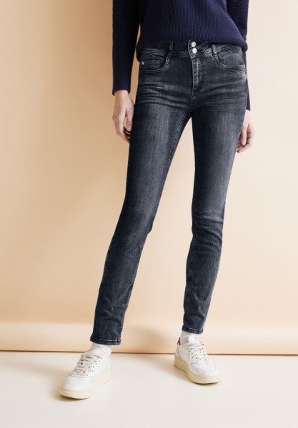Ladies Jeans Grey from Street One GOOFASH