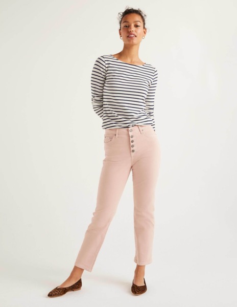 Ladies Jeans in Ivory at Boden GOOFASH