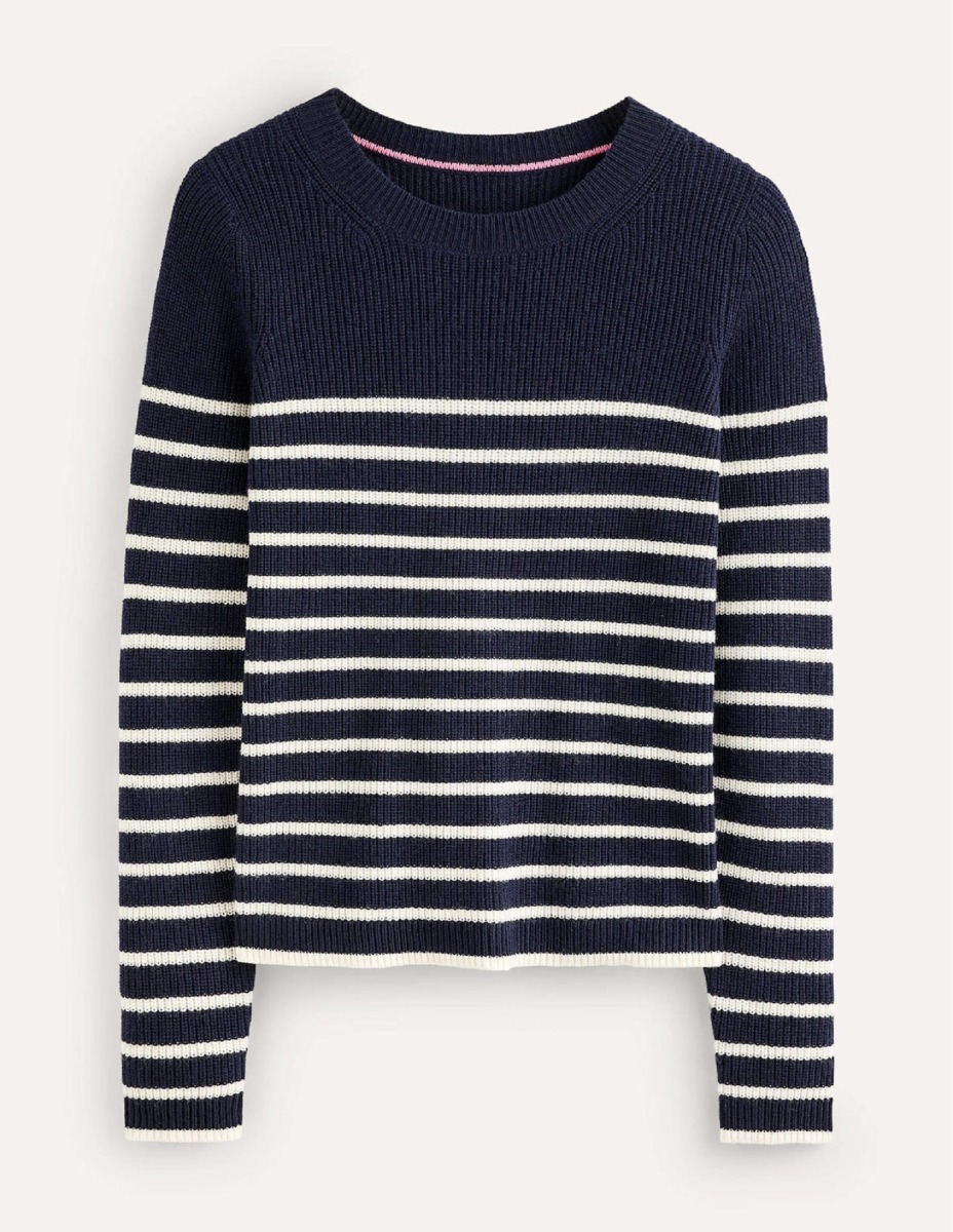 Ladies Jumper in Ivory by Boden GOOFASH