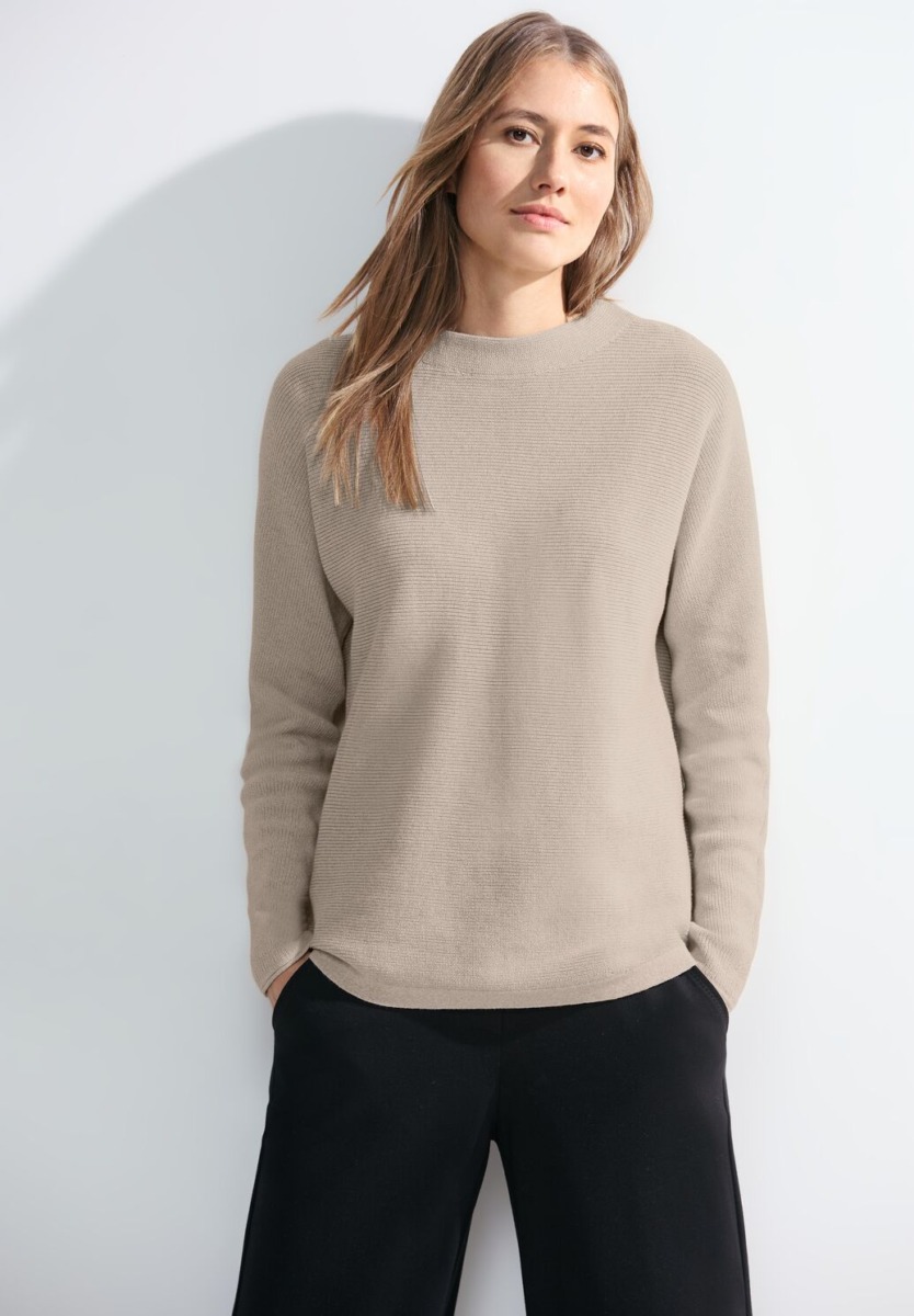 Ladies Pullover in Beige by Cecil GOOFASH