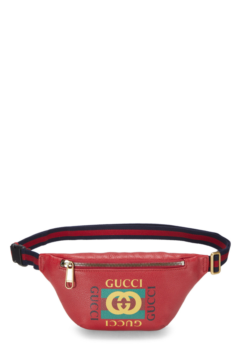 Ladies Red Belt Bag at WGACA GOOFASH