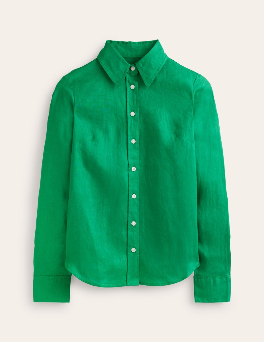 Ladies Shirt in Green Boden GOOFASH