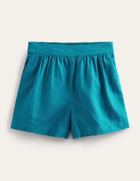 Ladies Shorts in Turquoise by Boden GOOFASH