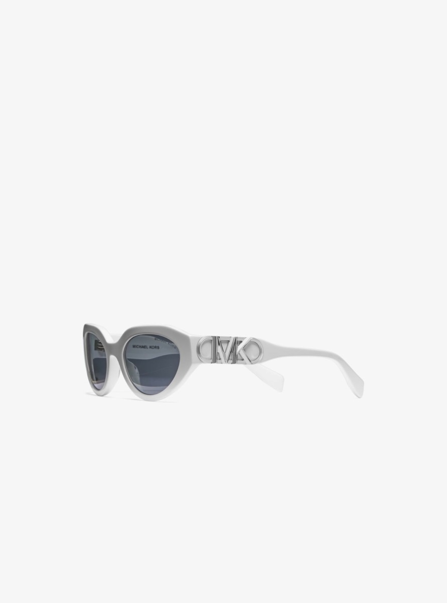 Ladies Sunglasses White - Michael Kors GOOFASH