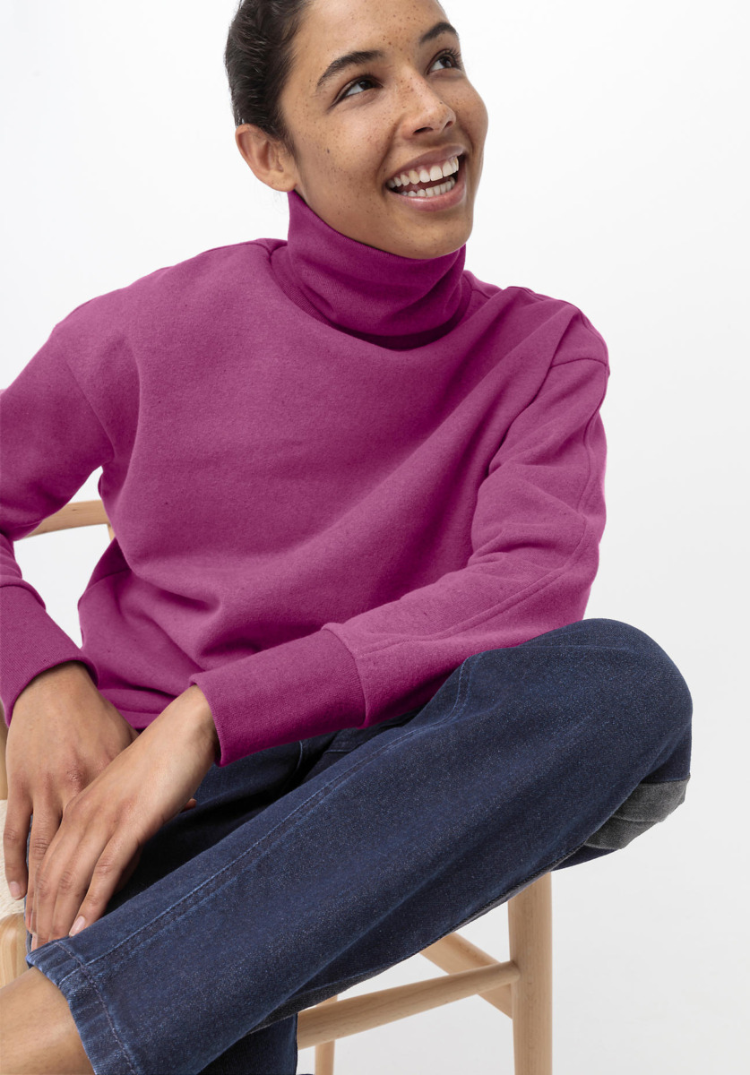 Ladies Sweatshirt - Pink - Hessnatur GOOFASH