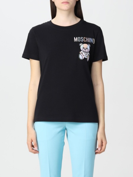 Ladies T-Shirt in Black from Giglio GOOFASH
