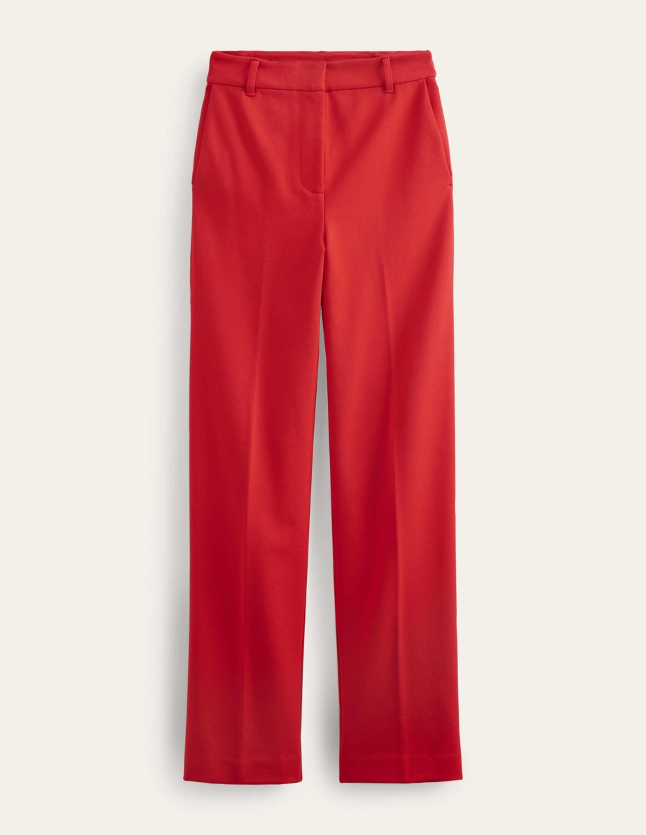 Ladies Trousers Red - Boden GOOFASH