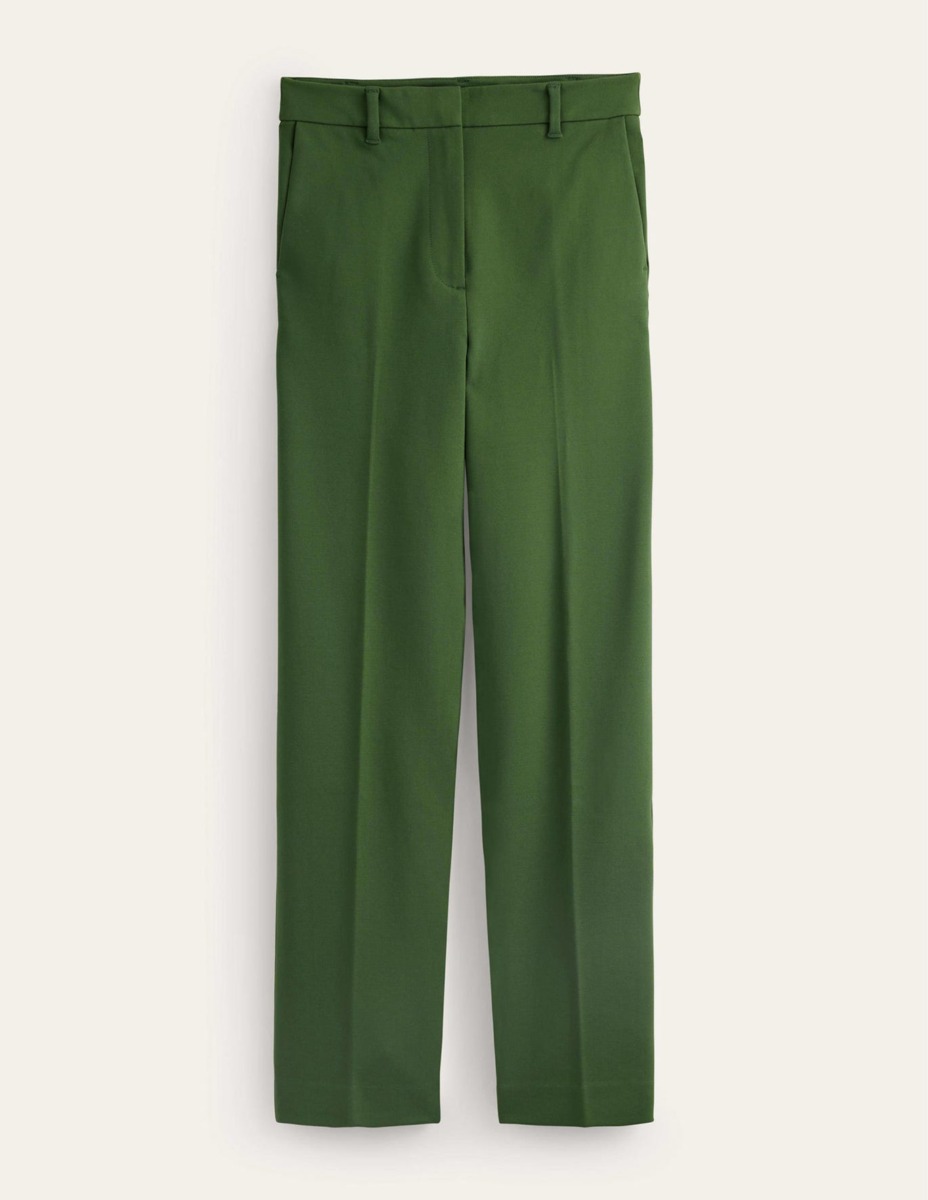 Ladies Trousers in Green Boden GOOFASH