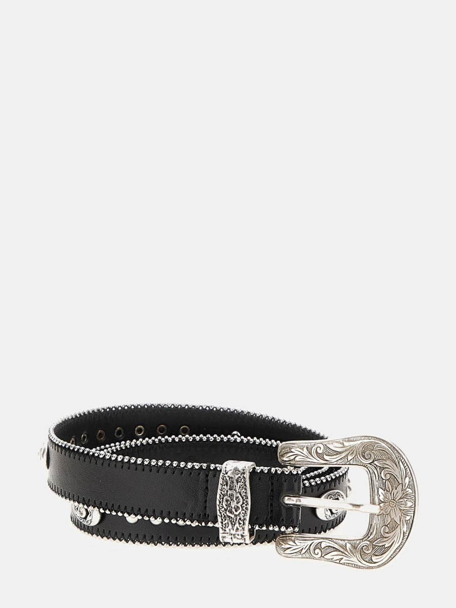 Lady Belt in Black from Guess GOOFASH