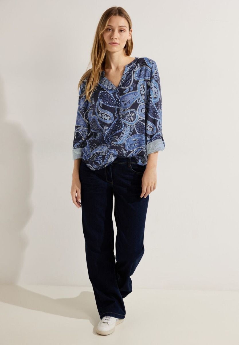 Lady Blouse in Blue Cecil GOOFASH