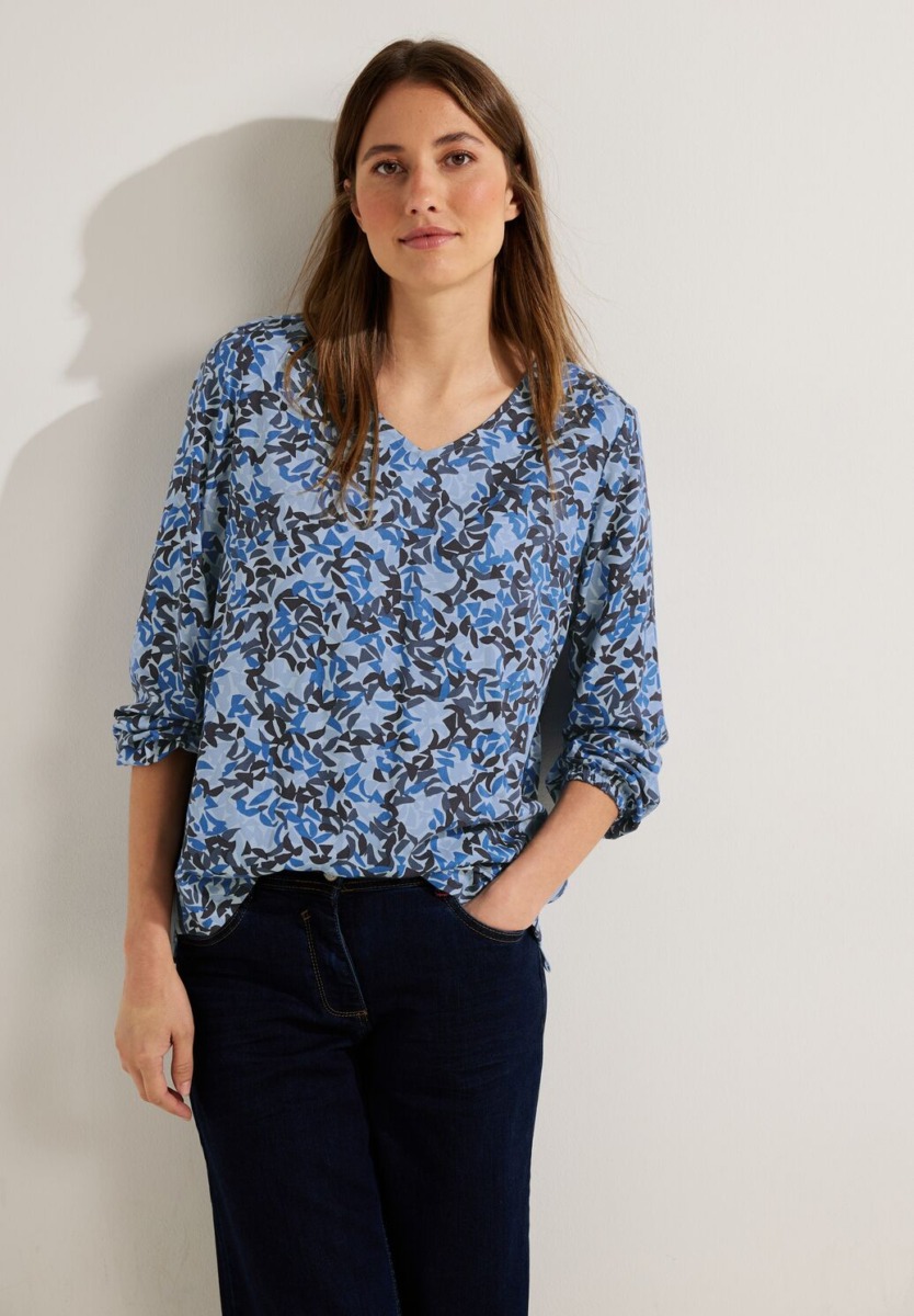 Lady Blue Blouse from Cecil GOOFASH