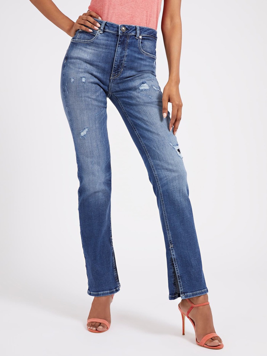 Lady Blue Jeans by Guess GOOFASH