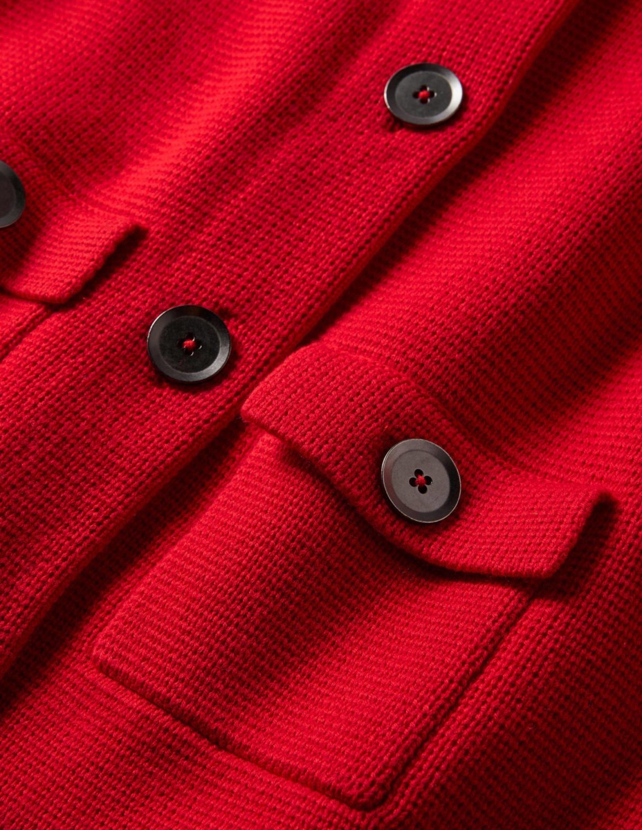 Lady Cardigan Red at Boden GOOFASH