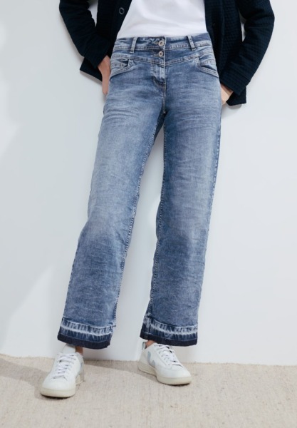Lady Culotte Jeans in Blue - Cecil GOOFASH