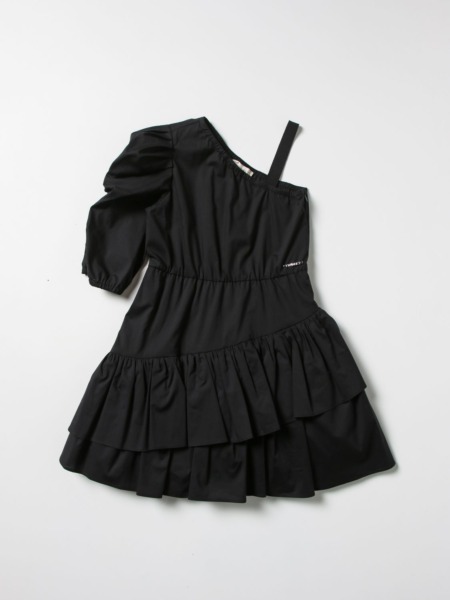 Lady Dress in Black Giglio GOOFASH