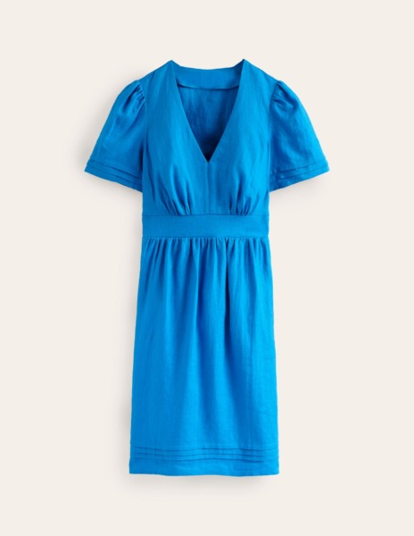 Lady Dress in Blue Boden GOOFASH