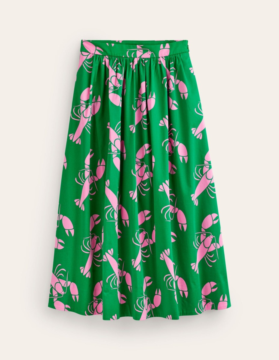 Lady Green Skirt by Boden GOOFASH