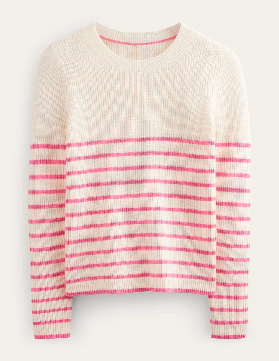 Lady Jumper in Ivory at Boden GOOFASH