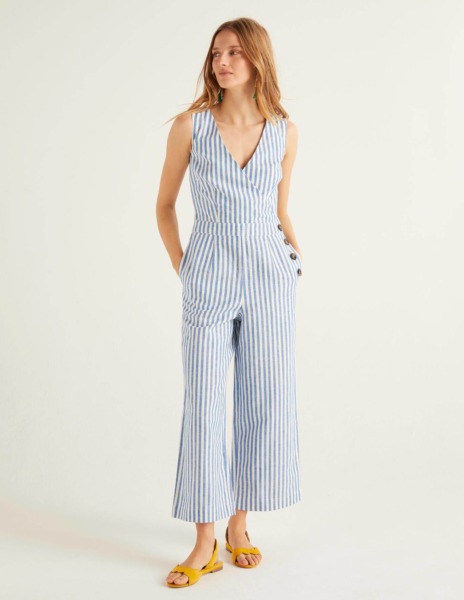 Lady Jumpsuit in Blue from Boden GOOFASH