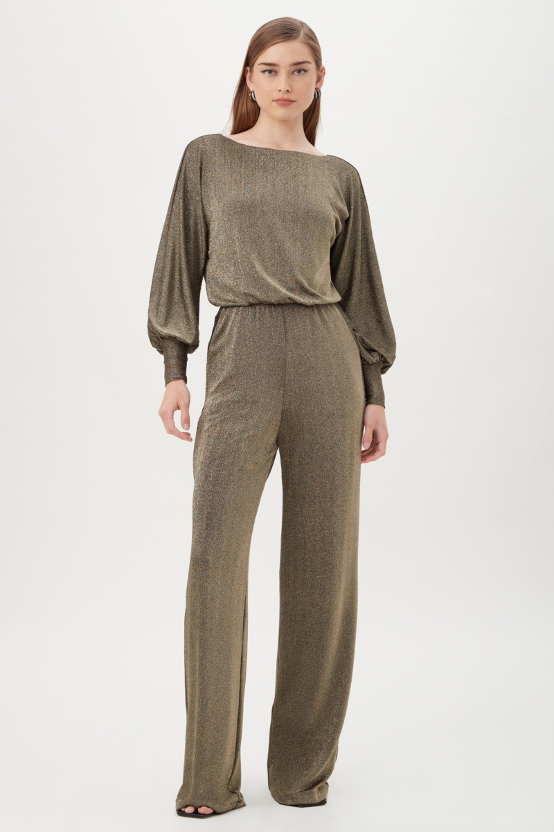 Lady Jumpsuit in Gold from Trina Turk GOOFASH