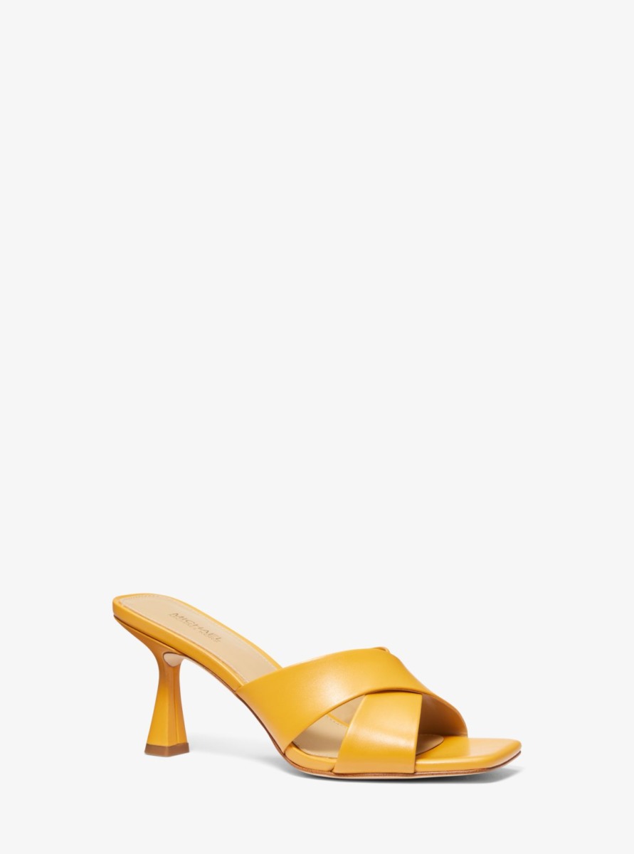 Lady Mules Gold by Michael Kors GOOFASH