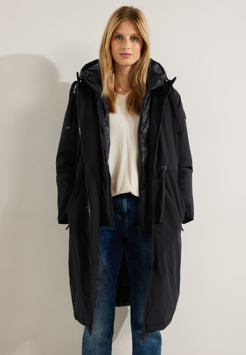 Lady Parka in Black from Cecil GOOFASH