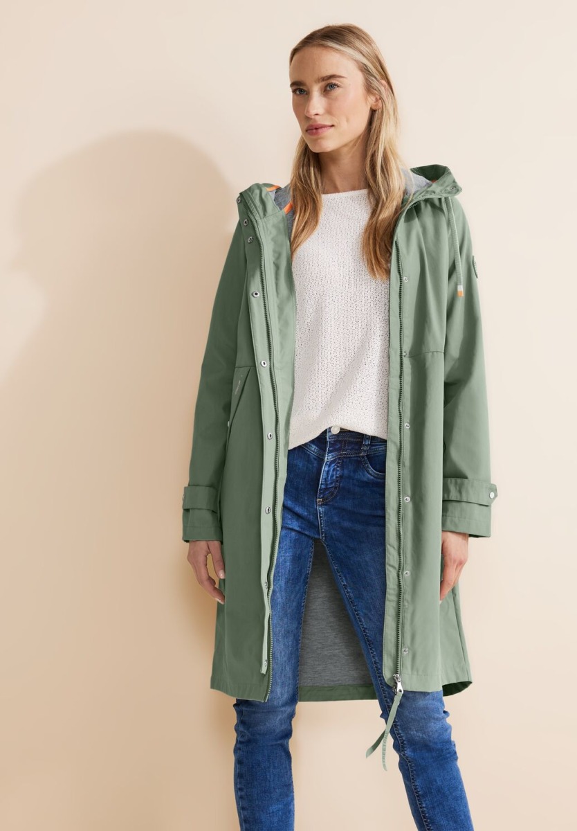 Lady Parka in Green Street One GOOFASH