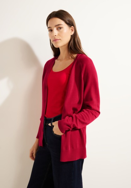 Lady Red Cardigan at Cecil GOOFASH