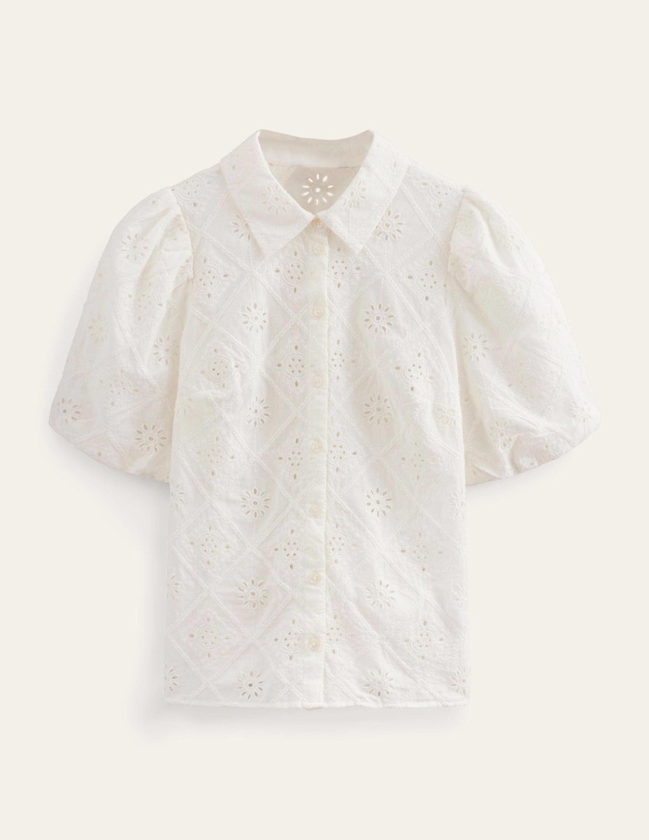 Lady Shirt - Ivory - Boden GOOFASH
