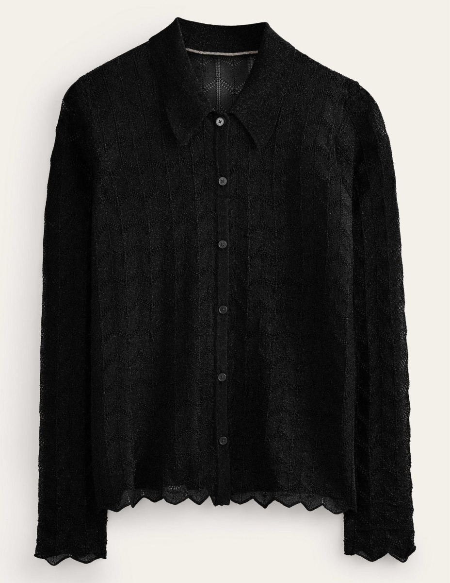 Lady Shirt in Black from Boden GOOFASH