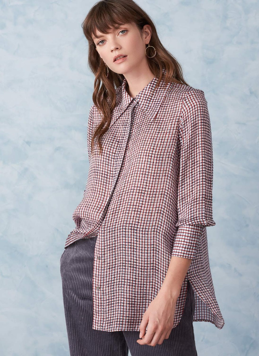 Lady Shirt in Checked by Brora GOOFASH