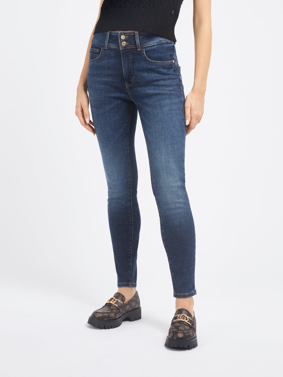 Lady Skinny Jeans in Blue from Guess GOOFASH