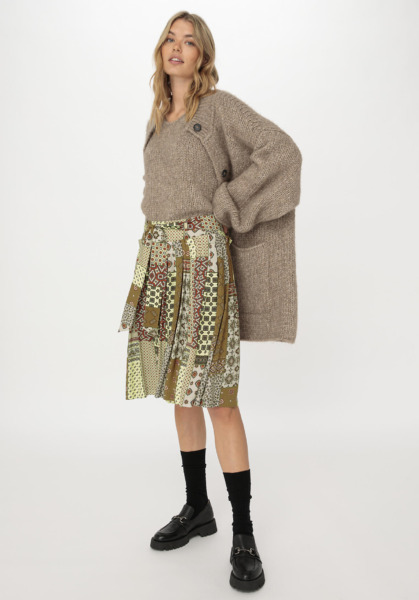 Lady Skirt in Beige - Hessnatur GOOFASH