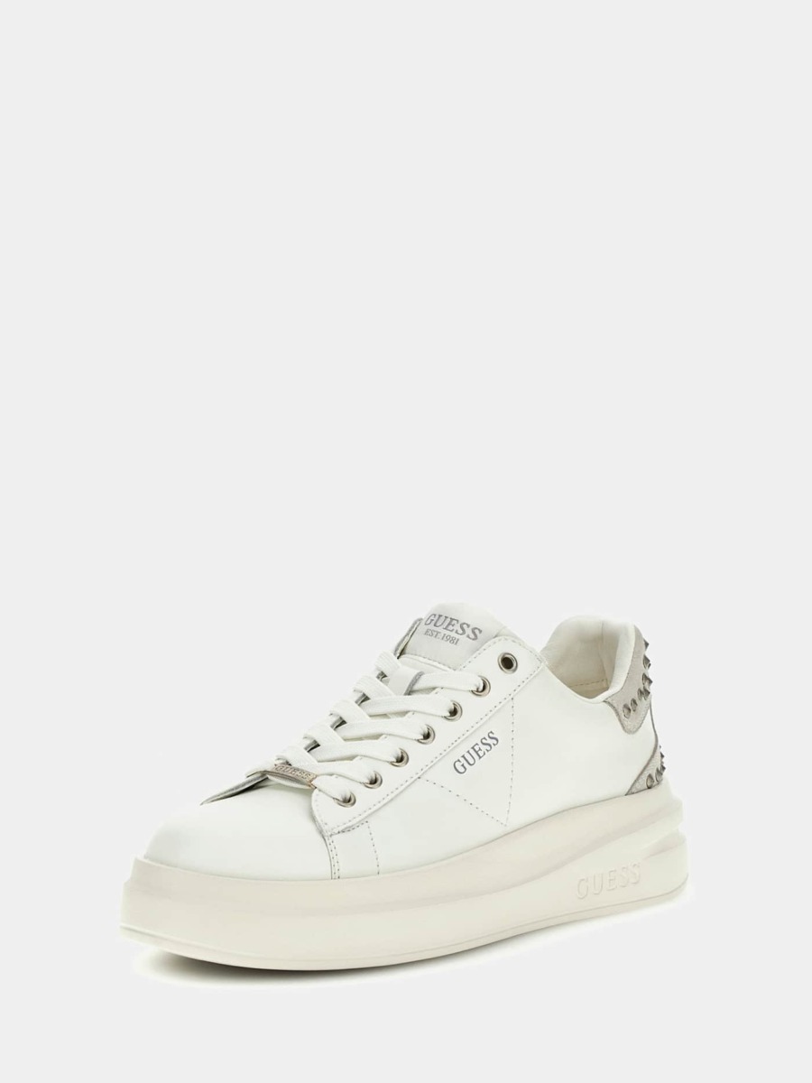 Lady Sneakers Silver Guess GOOFASH
