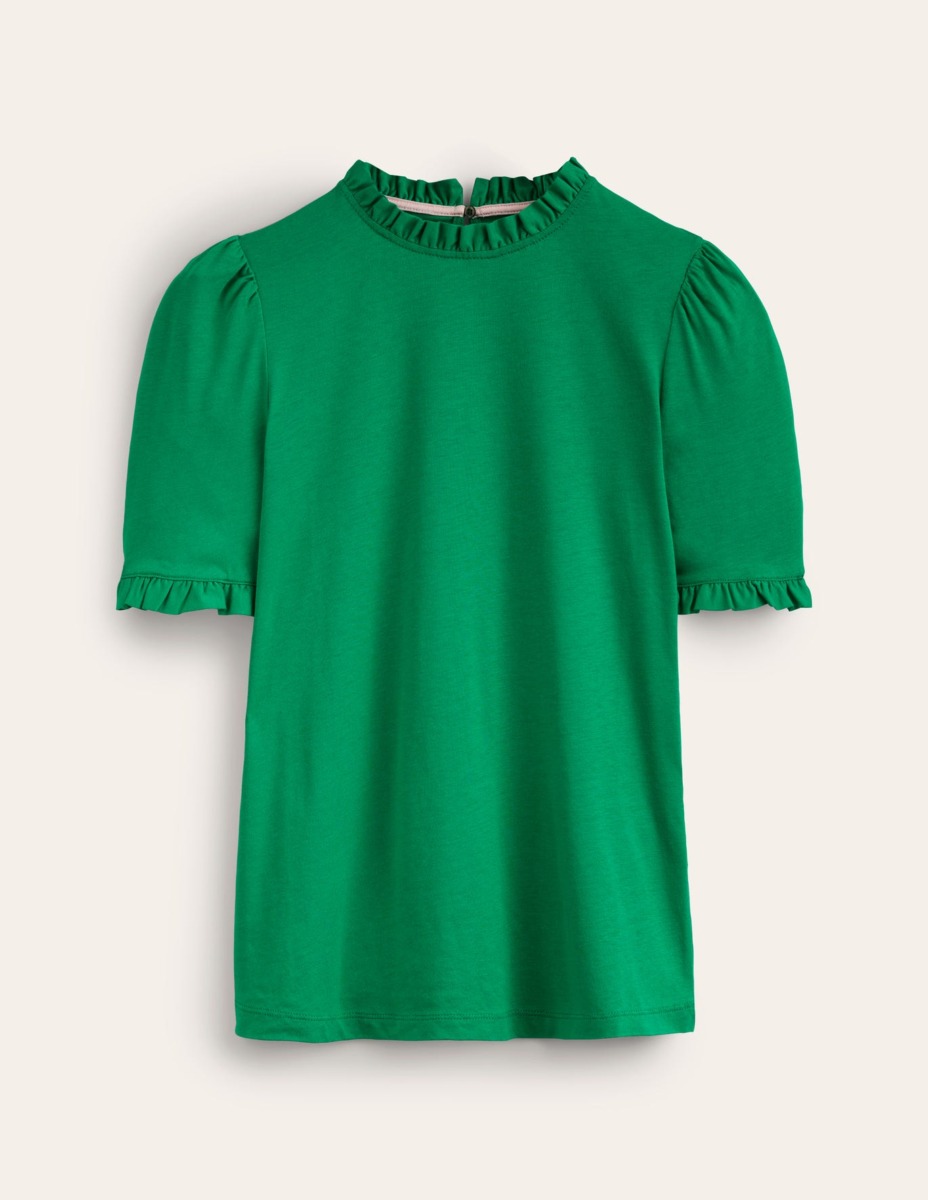 Lady T-Shirt Green Boden GOOFASH