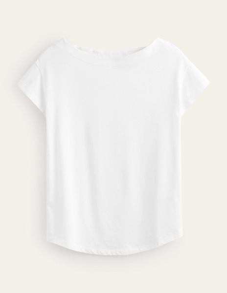 Lady T-Shirt White from Boden GOOFASH