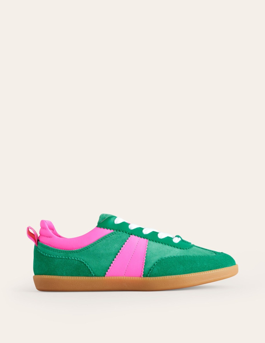 Lady Trainers Green - Boden GOOFASH