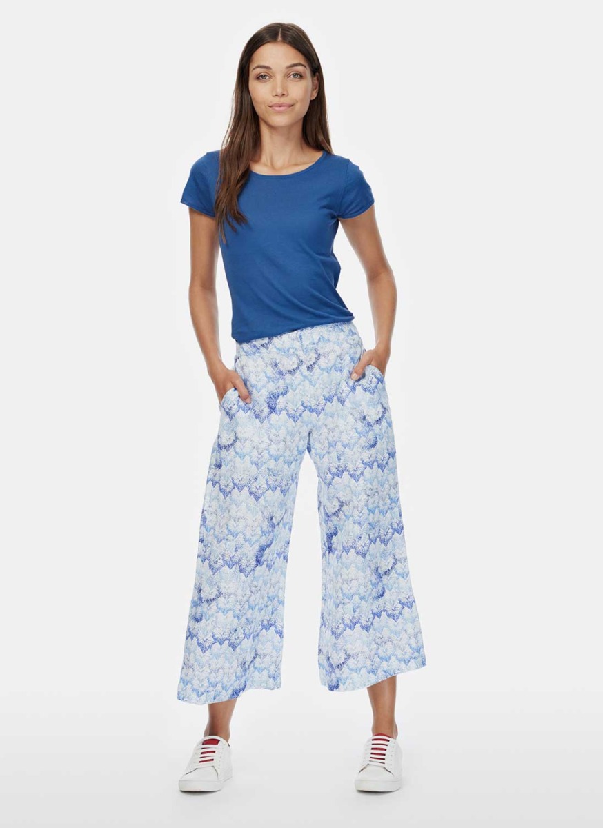 Lady Trousers Blue by Brora GOOFASH
