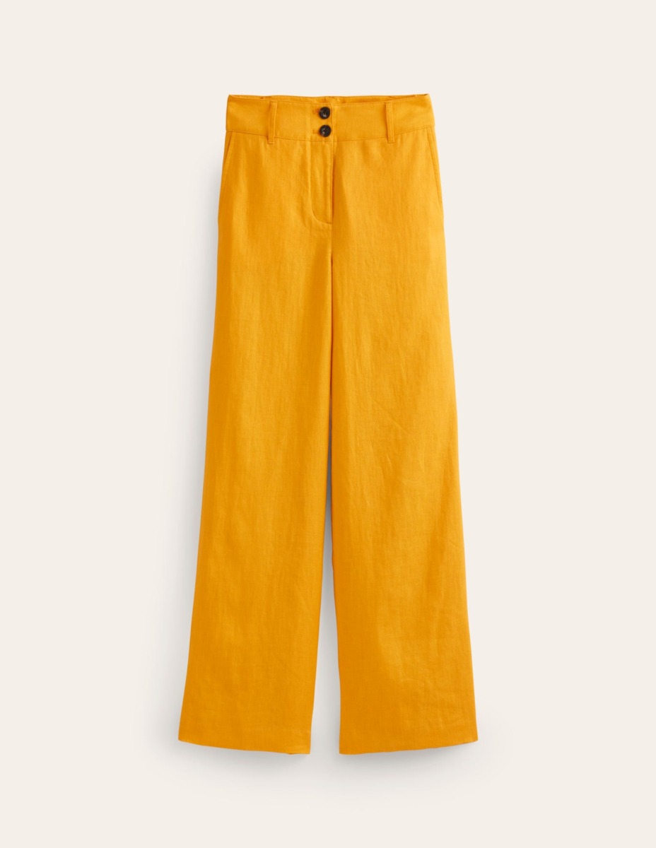 Lady Trousers in Gold - Boden GOOFASH