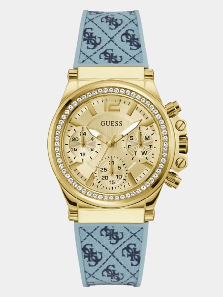 Lady Watch in Blue by Guess GOOFASH