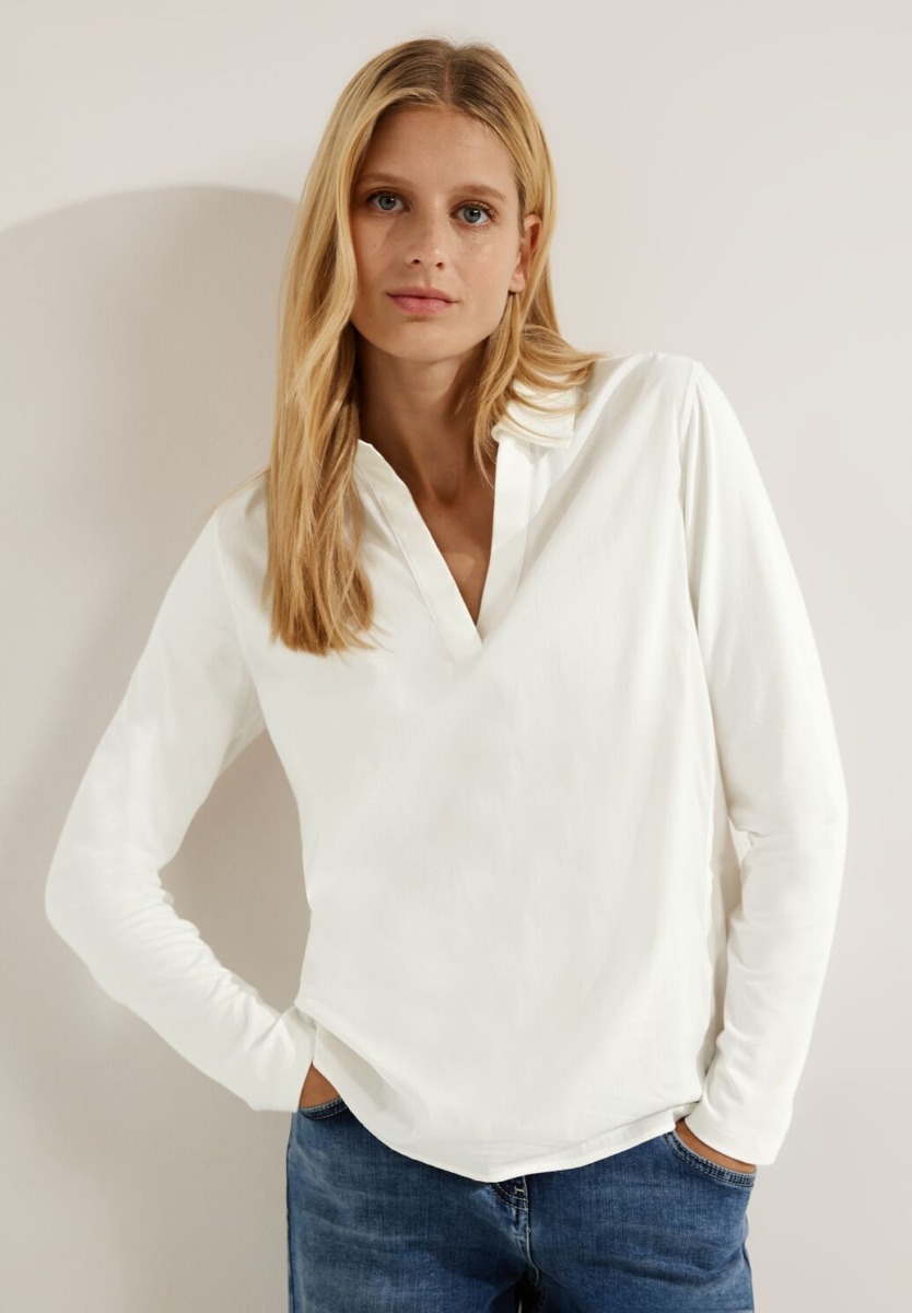 Lady White Blouse from Cecil GOOFASH