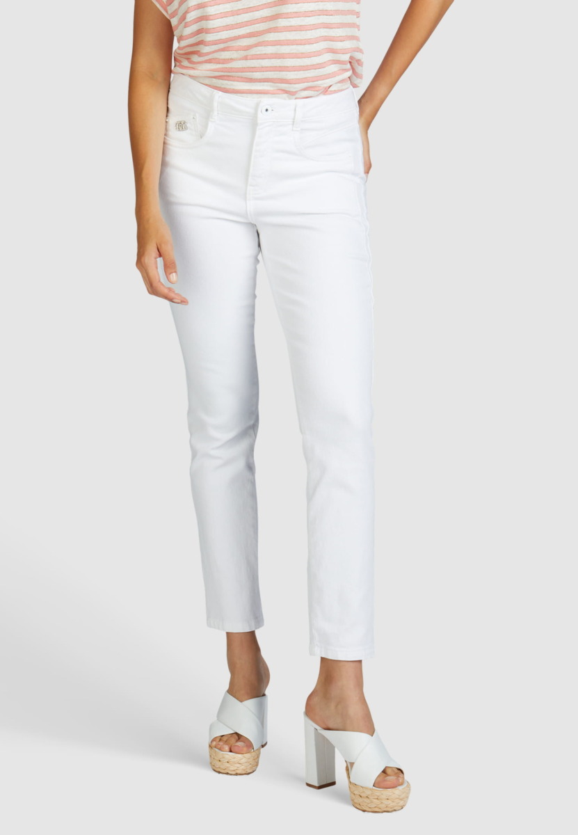 Lady White Skinny Jeans Marc Aurel GOOFASH