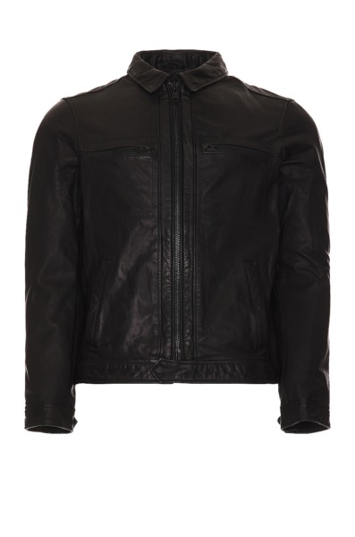 Leather Jacket in Black by Revolve GOOFASH