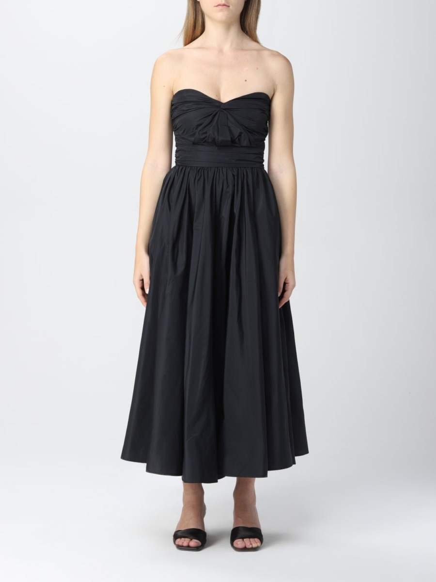 Liu Jo - Women's Midi Dress Black - Giglio GOOFASH