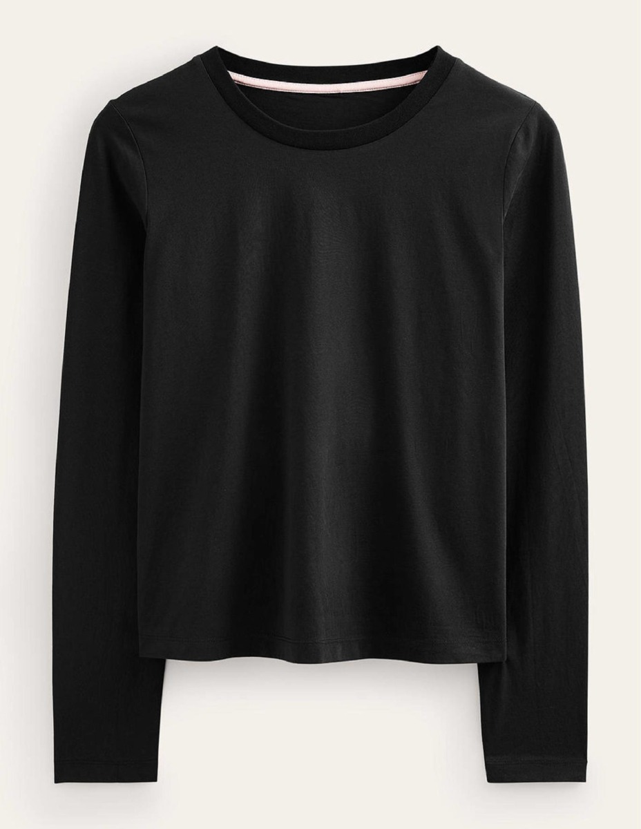 Long Sleeve Top Black for Women at Boden GOOFASH