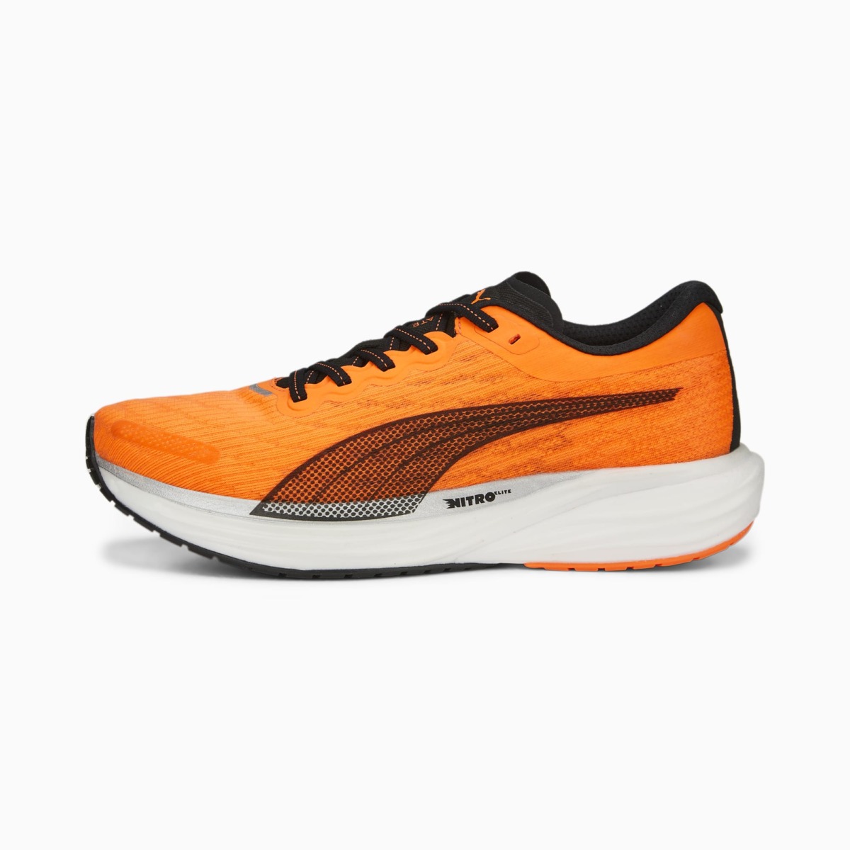 Man Running Shoes in Orange Puma GOOFASH