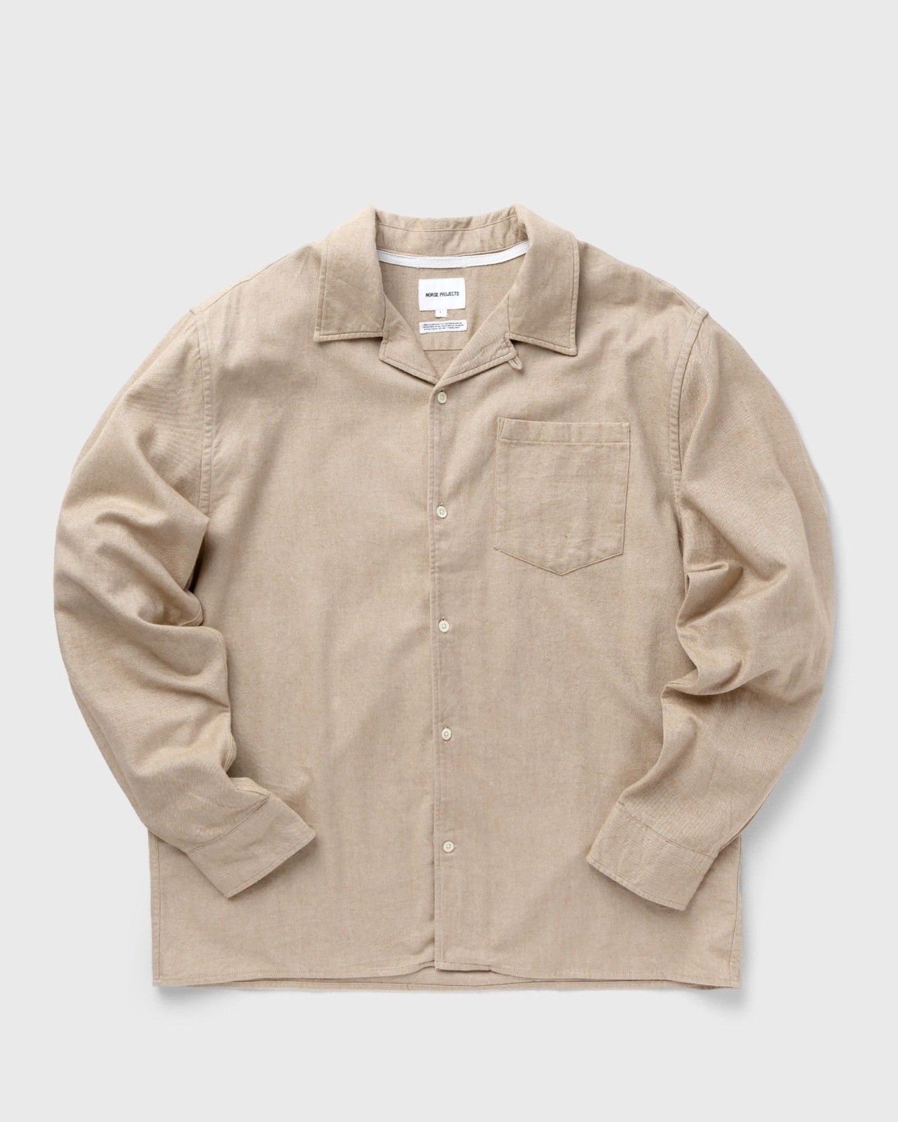 Man Shirt in Beige Bstn - Norse Projects GOOFASH