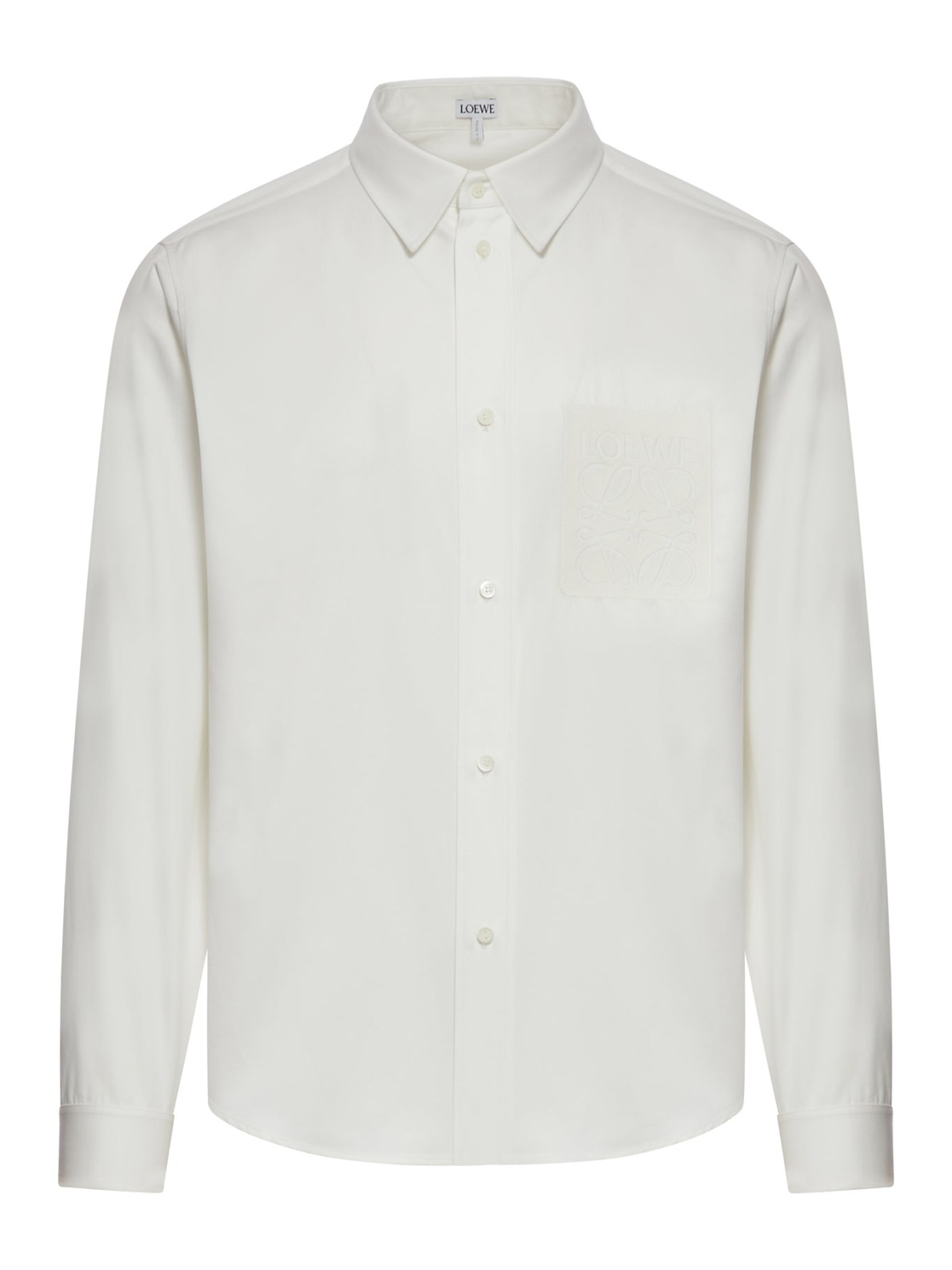 Man Shirt in White at Suitnegozi GOOFASH