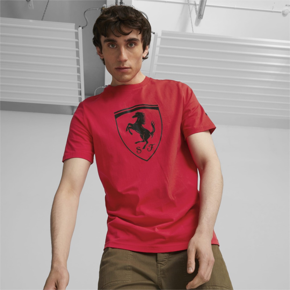 Man T-Shirt - Red - Puma GOOFASH