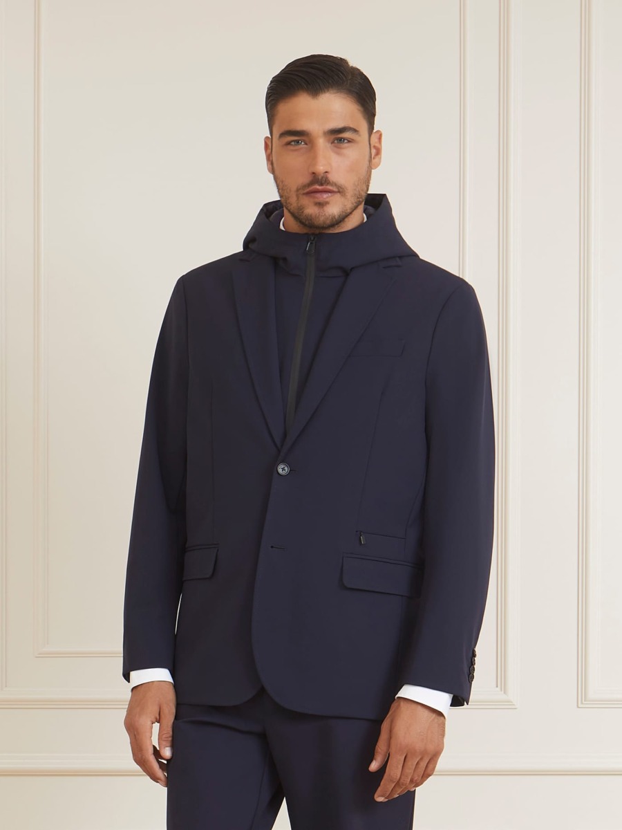 Marciano Guess Gent Blazer in Blue - Guess GOOFASH
